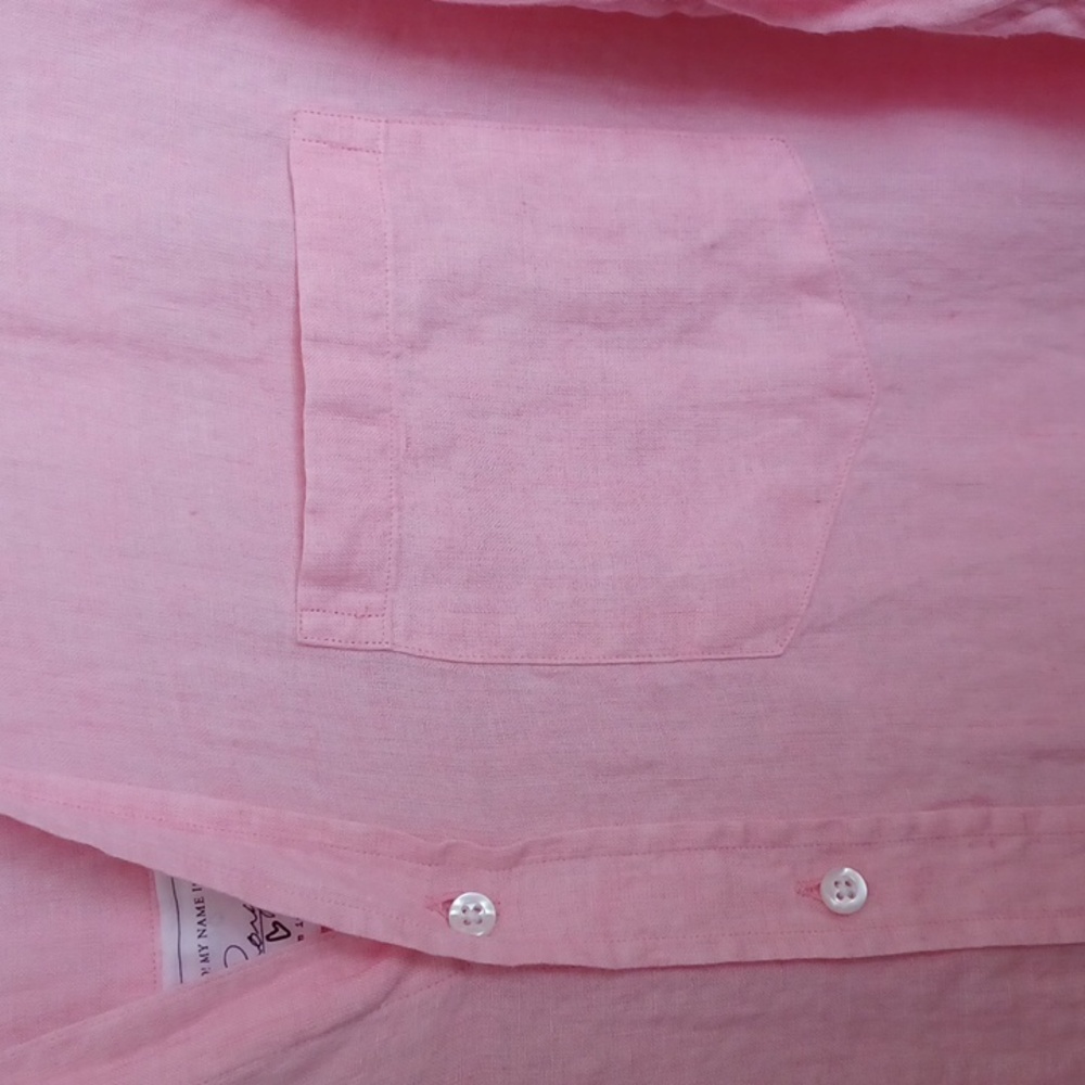 Frank & Eileen Dusty Rose Button-Front Maxi Shirt Dress - Picture 4 of 15